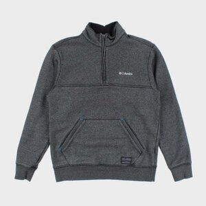 Columbia Men's Black Hart Mountain II Half Zip Fleece Pullover Sweatshirt Sz XL